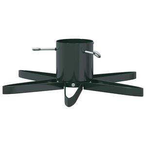 vidaXL Soporte para &Aacute;rbol de Navidad Verde 50 x 50 x 15,5 cm Acero