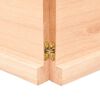 vidaXL Estante de pared madera maciza roble sin tratar 120x60x(2-4) cm