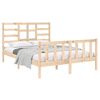 vidaXL Estructura de cama madera maciza 120x190 cm