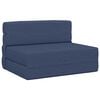 vidaXL Sof&aacute; Cama Plegable Azul 100 x 80 x 60 cm Tela