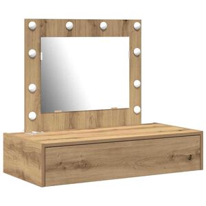 vidaXL Mesa Tocador Marr&oacute;n 83 x 40 x 70 cm Madera de ingenier&iacute;a