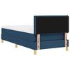 vidaXL Cama tipo Box Spring con colch&oacute;n Azul 90 x 200 cm tela