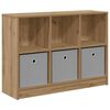 vidaXL Aparador Roble artisan 88,5 x 27,5 x 63,5 cm