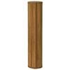 vidaXL Alfombra rectangular bamb&uacute; marr&oacute;n 80x200 cm