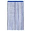 vidaXL Cortinas de flecos 2 piezas 100x250 cm azul
