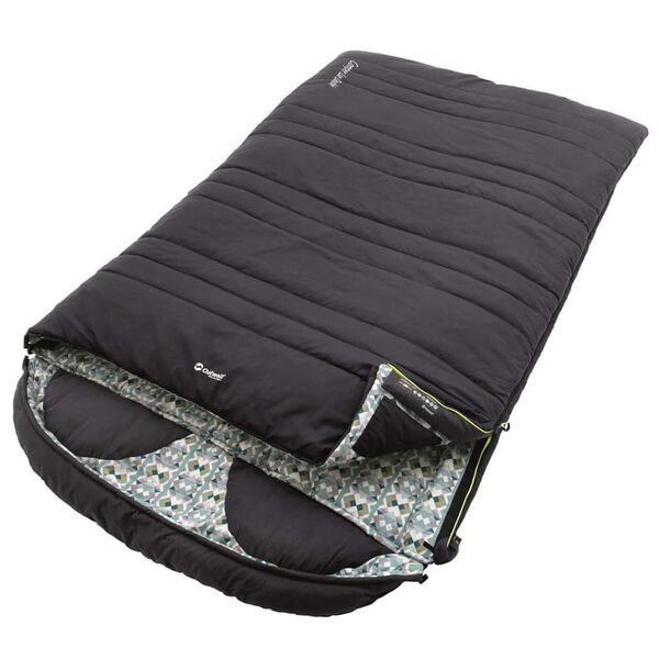 Outwell Saco de dormir para 2 personas Camper Lux azul noche