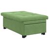 vidaXL Sof&aacute; cama Verde claro 194 x 67 x 82 cm Terciopelo