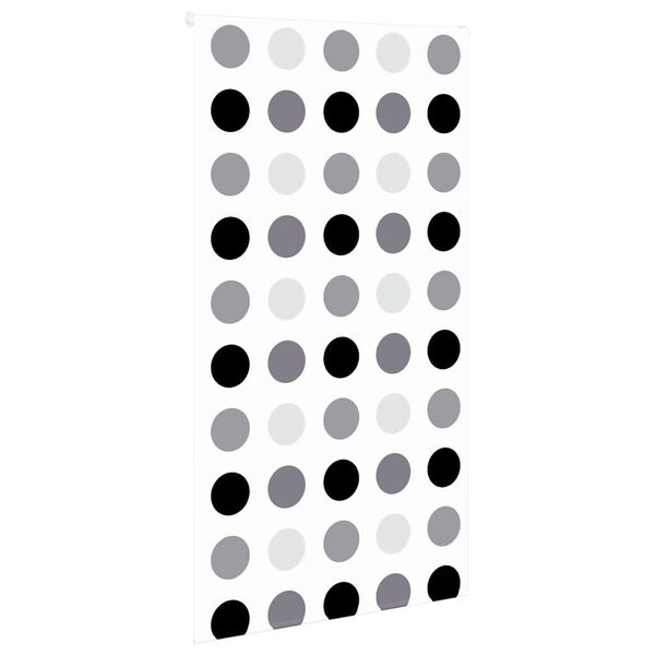 vidaXL Estor enrollable para ducha tela 130x240 cm ancho 126 cm