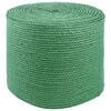 vidaXL Cuerda de yute 8 mm Verde 100% yute Tossa