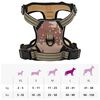 vidaXL Arn&eacute;s para perros con bandas reflectantes ajustables marr&oacute;n L