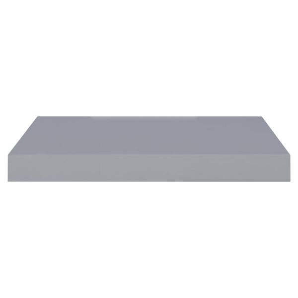 vidaXL Estante flotante de pared MDF gris 40x23x3,8 cm