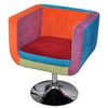 vidaXL Sill&oacute;n de tela de dise&ntilde;o patchwork