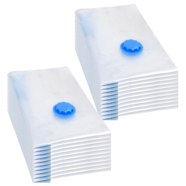 vidaXL Bolsas de almacenaje al vacío de ropa y viaje 60x40 cm 20 uds