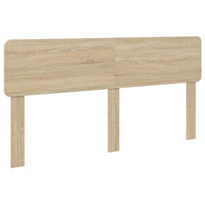 vidaXL Cabecero Roble Sonoma Madera contrachapada