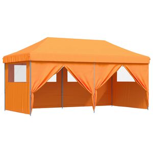 vidaXL Carpa de Fiesta 292 x 580 x 315 cm Naranja Tela Oxford