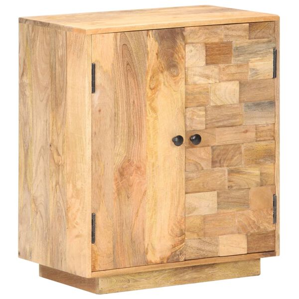 vidaXL Aparador de madera de mango maciza 60x35x70 cm