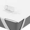 vidaXL Protector de colch&oacute;n impermeable blanco 120x220 cm