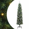 vidaXL &Aacute;rbol de Navidad artificial Verde 210 cm PVC, Acero y Pl&aacute;stico
