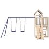 vidaXL Parque infantil de exterior de madera maciza de pino