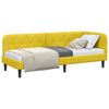 vidaXL Estructura de cama en esquina Amarillo 80 x 200 cm Terciopelo