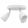 vidaXL Foco de techo con focos 19 x 19 x 14,5 cm Metal