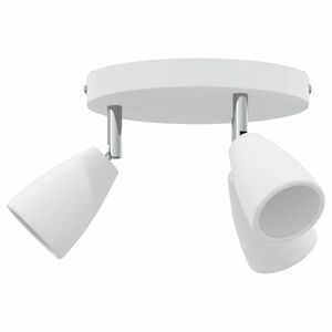 vidaXL Foco de techo con focos 19 x 19 x 14,5 cm Metal