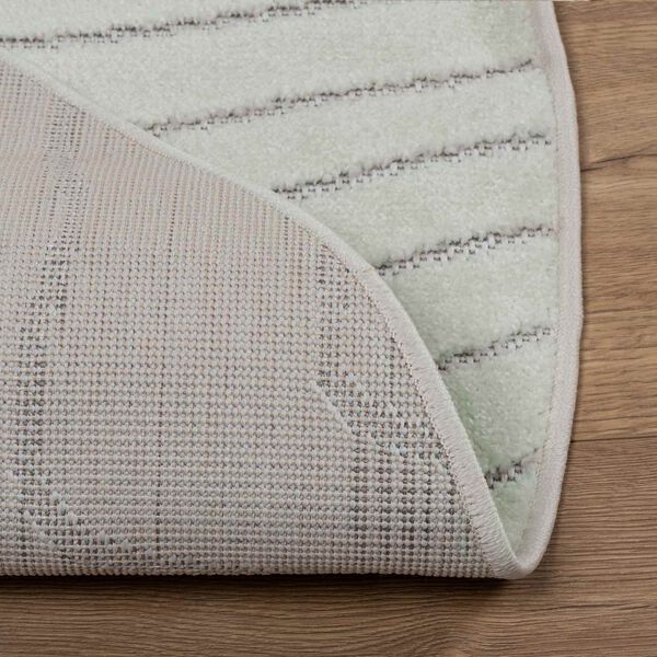 vidaXL Alfombras de &aacute;rea Redondo PALMERAS Verde &Oslash; 160 CM Poli&eacute;ster