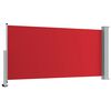 vidaXL Toldo lateral retr&aacute;ctil de jard&iacute;n rojo 120x300 cm