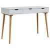 vidaxl Mesa Tocador FAUSKE Blanco 112 x 50 x 78 cm