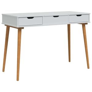 vidaxl Mesa Tocador FAUSKE Blanco 112 x 50 x 78 cm