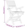 vidaXL Juego de comedor de jard&iacute;n 7 piezas madera maciza de teca