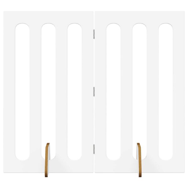 vidaXL Valla plegable para mascotas 2 pcs 100,5 x 38 x 90 cm