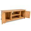 vidaXL Mueble para TV madera maciza de roble 120x35x48 cm