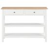 vidaXL Aparador de MDF 110x35x80 cm blanco