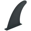 vidaXL Aleta central tabla paddle board pl&aacute;stico negro 18,3x21,2 cm