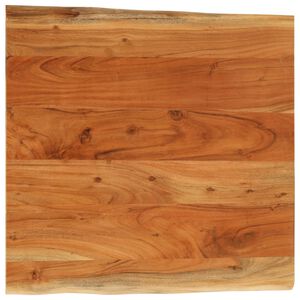 vidaXL Tablero mesa cuadrado borde natural madera acacia 40x40x3,8 cm