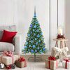 vidaXL &Aacute;rbol de Navidad Artificial Preiluminado Verde 120 cm PVC