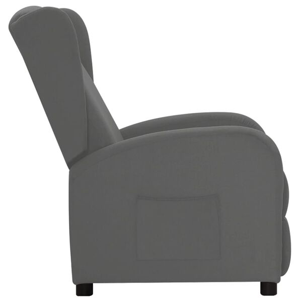 vidaXL Sill&oacute;n reclinable de tela gris claro