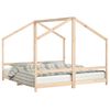 vidaXL Estructura de cama de ni&ntilde;os madera maciza de pino 2x(90x160) cm