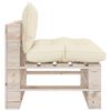 vidaXL Muebles de jard&iacute;n de palets 6 pzas y cojines madera de pino