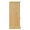 vidaXL Armario de ba&ntilde;o Corona madera maciza de pino 45x33x80 cm