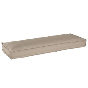 vidaXL Coj&iacute;n Tela Oxford Gris topo 120 x 40 x 8 cm