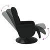 vidaXL Sill&oacute;n reclinable con reposapi&eacute;s terciopelo negro