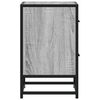 vidaXL Mesitas noche 2 uds madera ingeniería gris Sonoma 40x31x50 cm