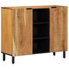 vidaXL Aparador Marr&oacute;n 90 x 33 x 75 cm Madera de mango maciza