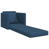 vidaXL Sof&aacute; cama de suelo 2 en 1 tela azul 112x174x55 cm