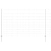 vidaXL Valla con Poste Plateado 1,4 x 25 m Acero