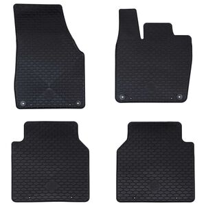 vidaXL Alfombrilla de Coche 4 uds. adecuado para VW ID.7 2023- Goma