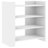 vidaXL Aparador de madera de ingenier&iacute;a blanco 73,5x35x75 cm