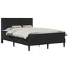 vidaXL Estructura de cama con colch&oacute;n Negro 120 x 200 cm Terciopelo